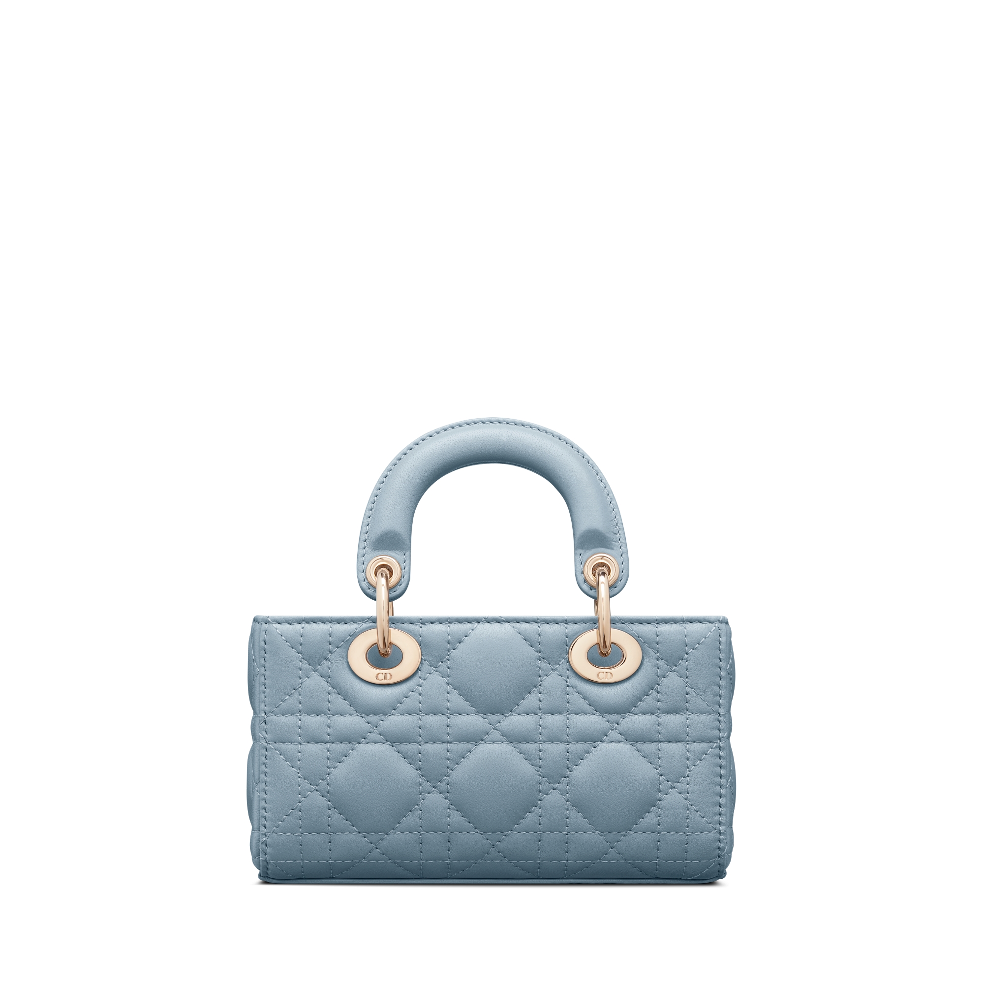 Lady D-Joy Micro Bag Cloud Blue Cannage Lambskin E08