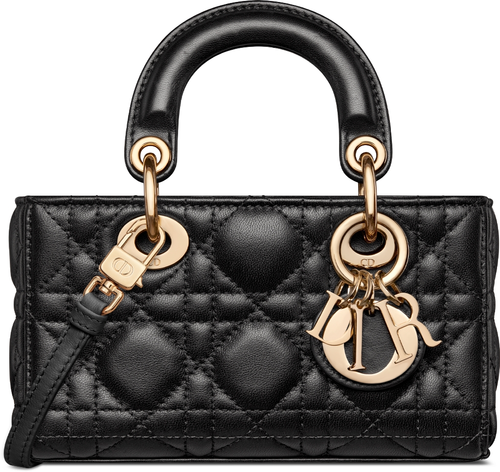 Lady D Joy Micro Bag Black Cannage Lambskin DIOR