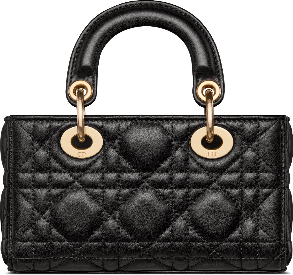 Lady D Joy Micro Bag Black Cannage Lambskin DIOR