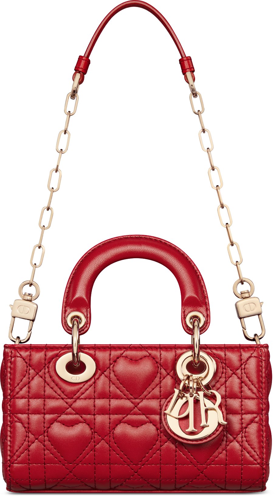 DIOR | Dioramour Lady D-Joy マイクロバッグ ハート カナージュ ラムスキン