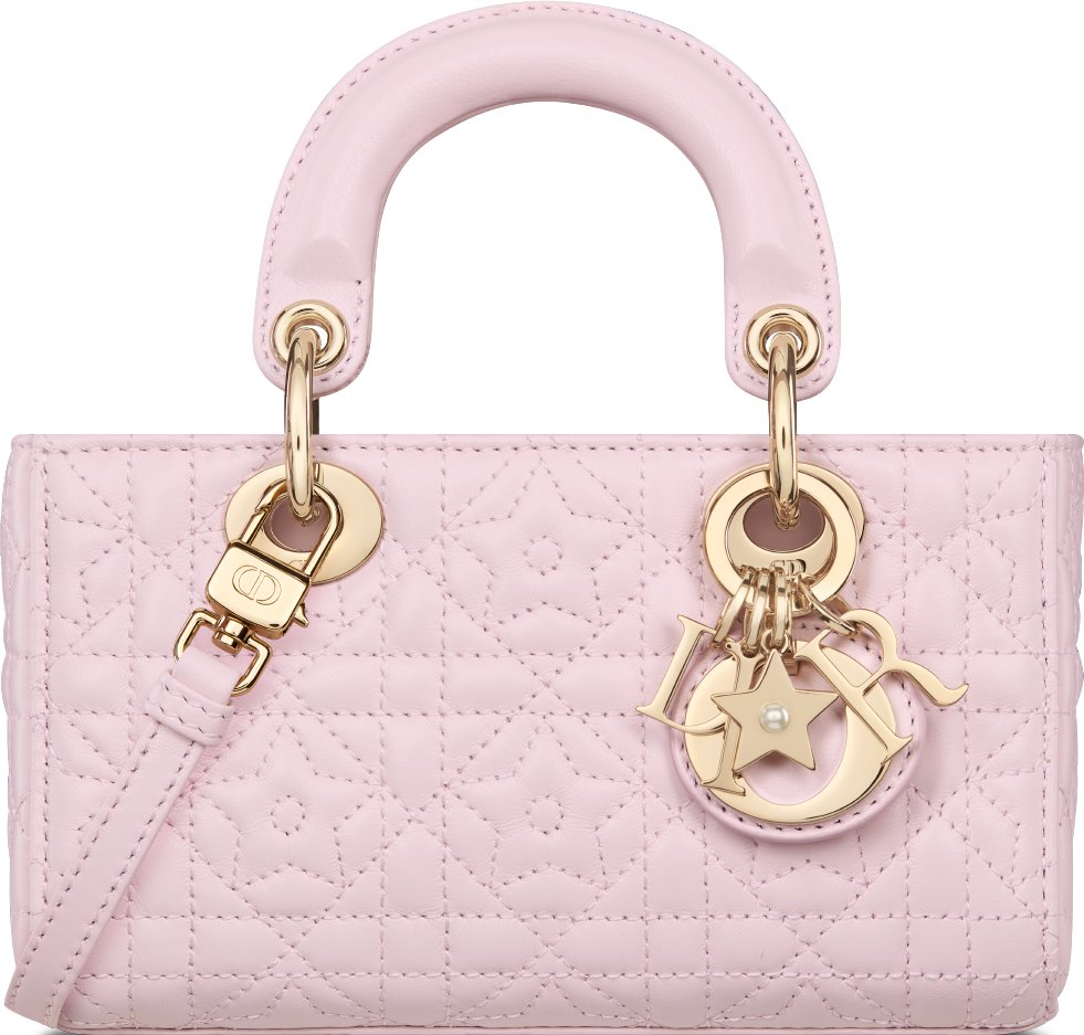 【爽やかピンク☆】Dior Lady D-Joy マイクロバッグ DIOR | Lady D-Joy マイクロバッグ カナージュ ラムスキン