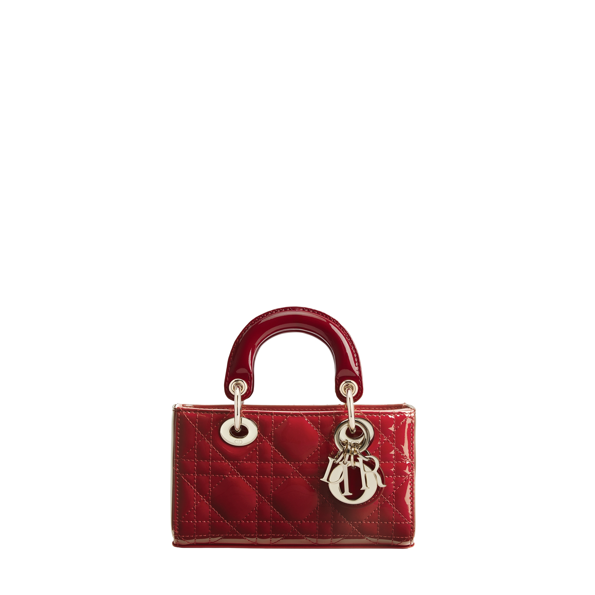  Cherry Red Patent Cannage Calfskin