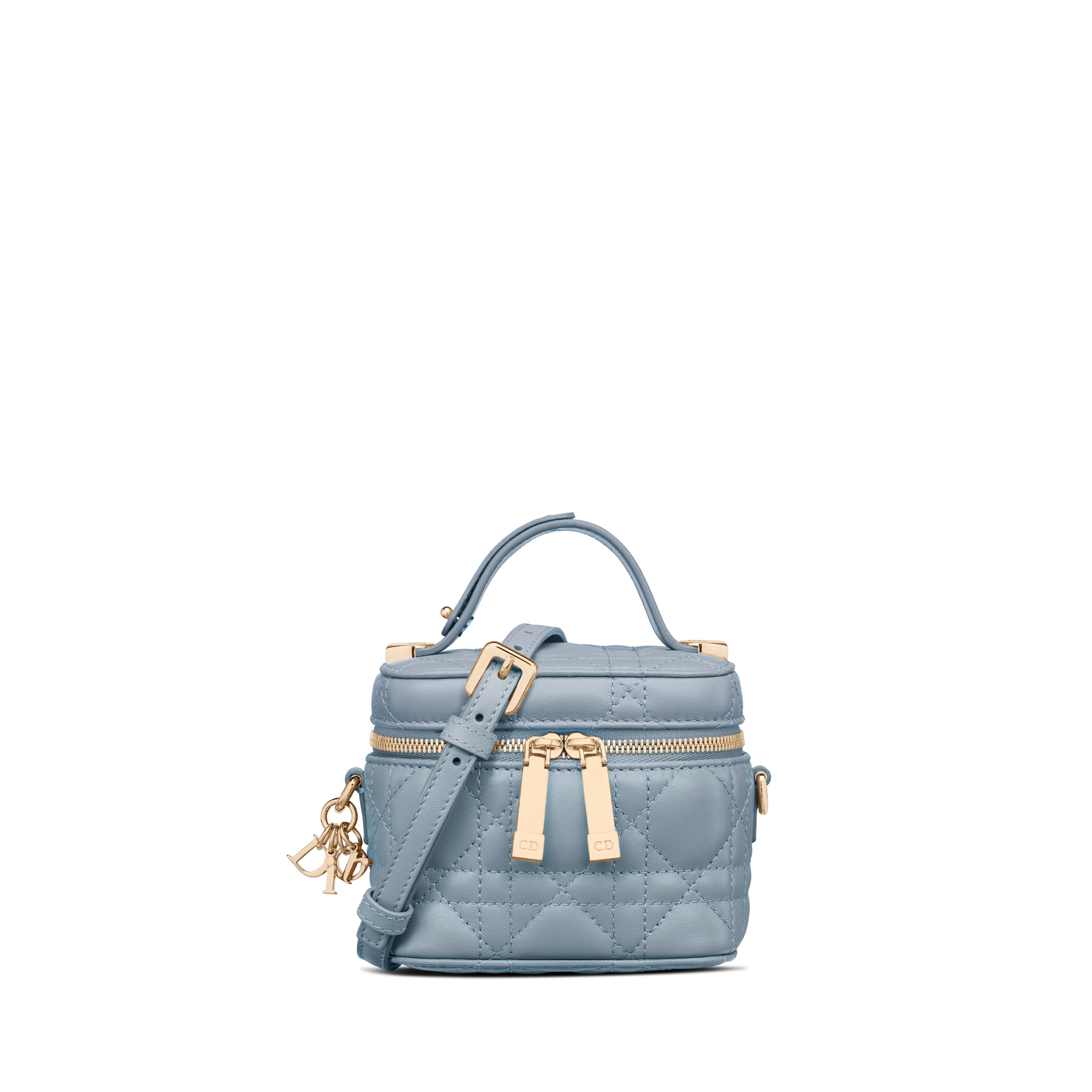 Lady Dior Micro Vanity Case Black Cannage Lambskin | DIOR