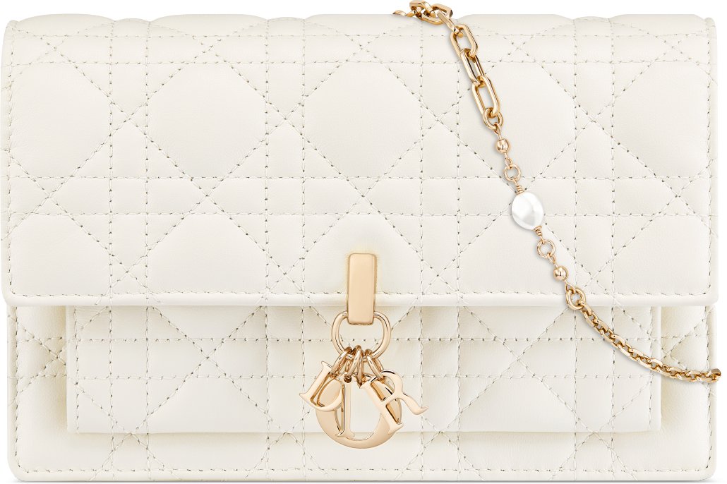 My Dior Daily Pouch with Chain Front view