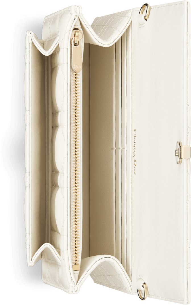 My Dior Daily Chain Pouch Latte Cannage Lambskin | DIOR
