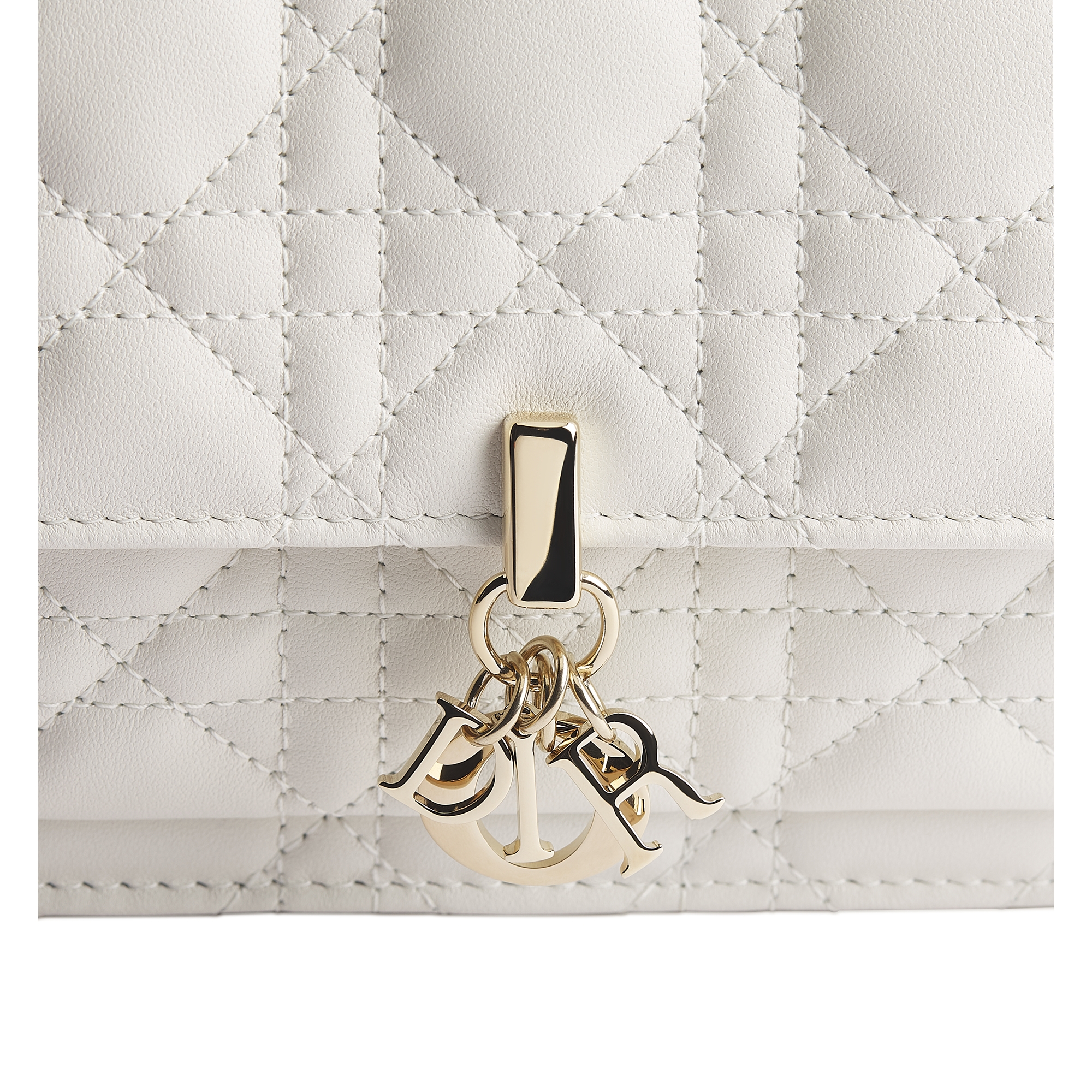 My Dior Daily Pouch with Chain Latte Cannage Lambskin E10