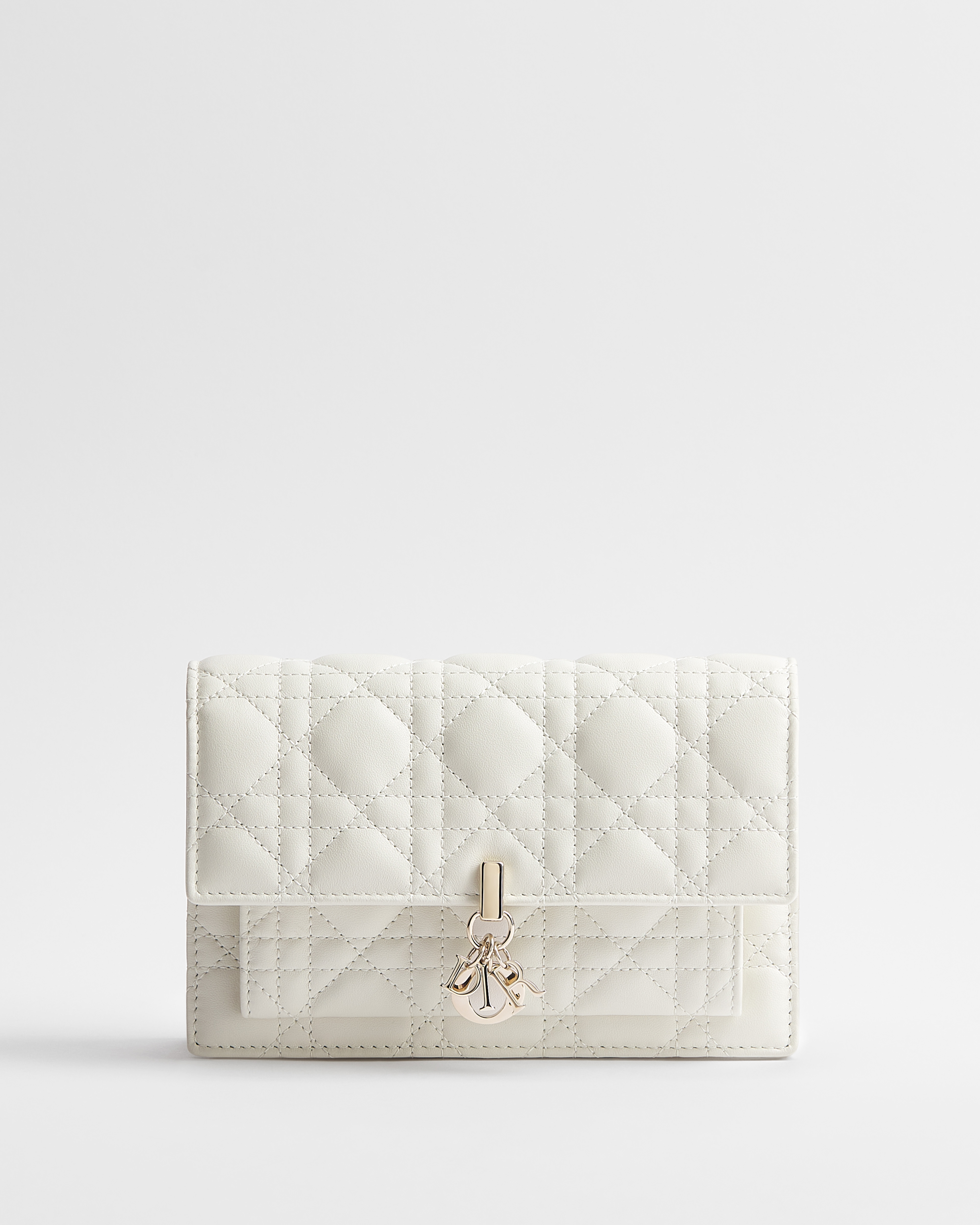 My Dior Daily Pouch with Chain Latte Cannage Lambskin E01