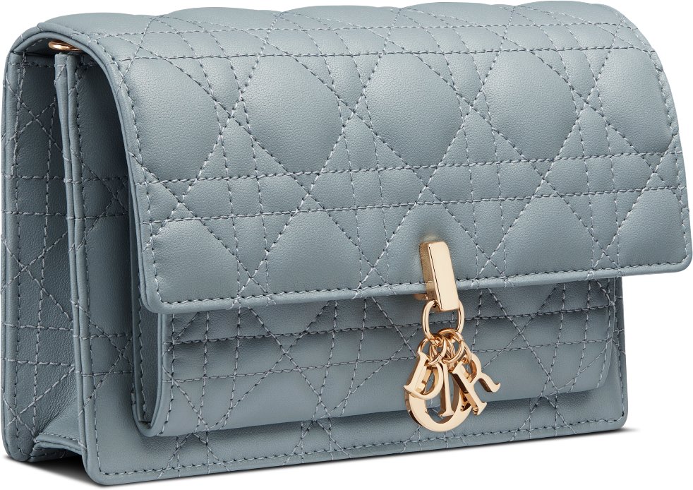 My Dior Daily Pouch with Chain Three quarter closed view