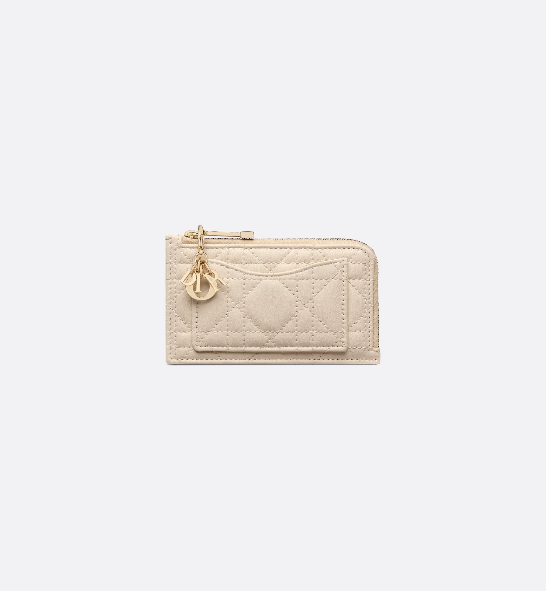 DIOR | Lady Dior Cosmos ジップ カードホルダー カナージュ DIOR | Lady Dior Cosmos ジップ カードホルダー カナージュ