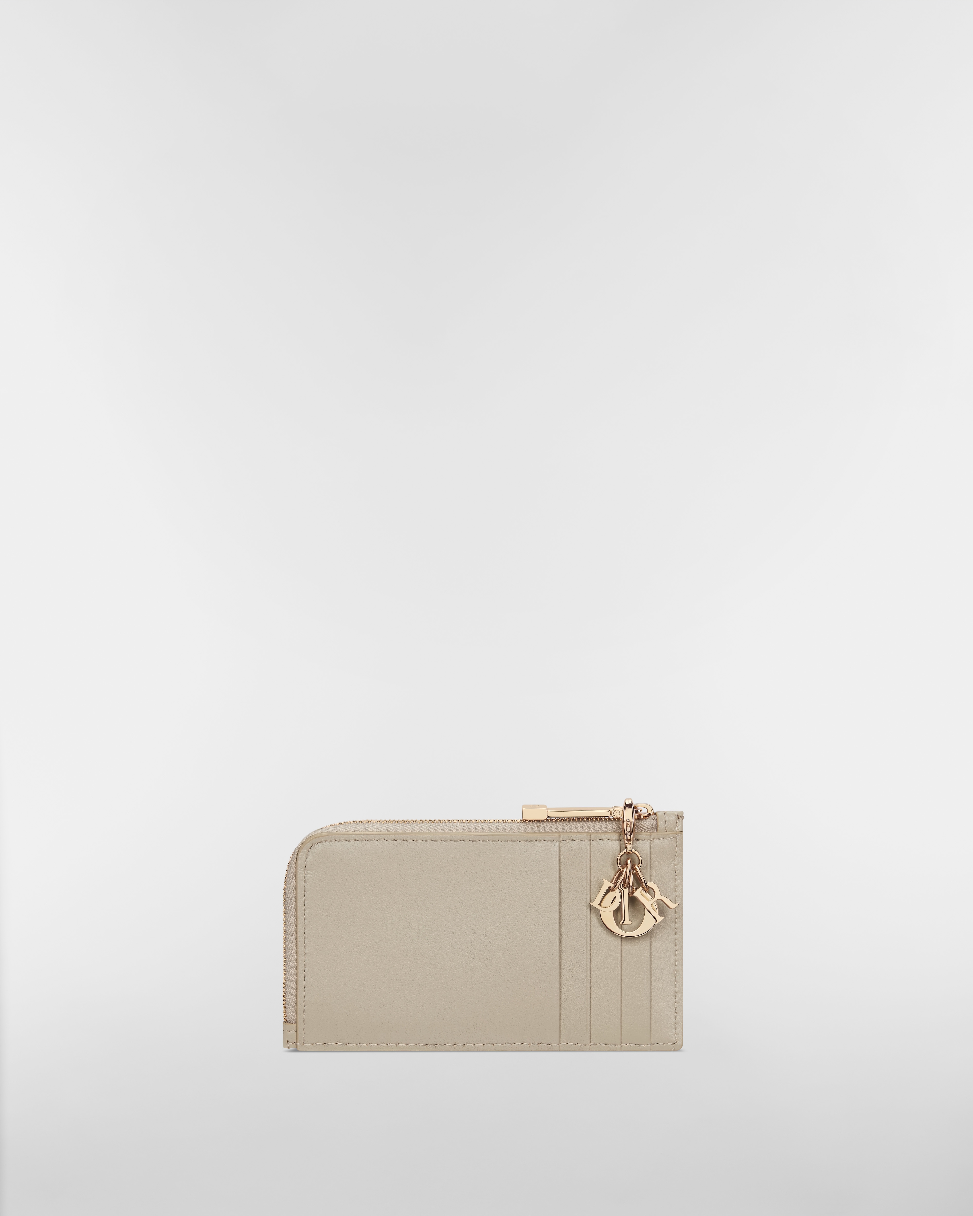 【日本限定】Lady Dior Cosmos ジップ カードホルダー カナージュ ラムスキン E08