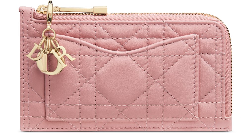 Dior cannage card holder new arrivals