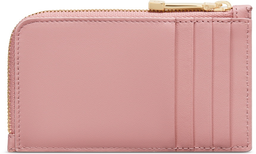 Dior pink card holder hotsell