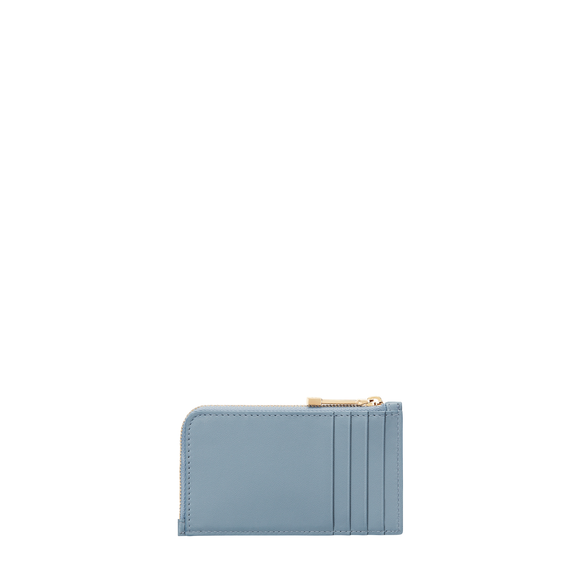 Lady Dior Cosmos Zipped Card Holder Cloud Blue Cannage Lambskin E08