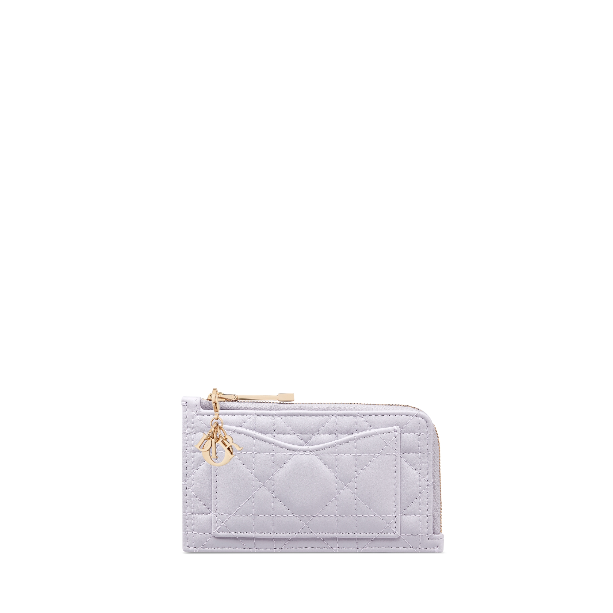 【日本限定】Lady Dior Cosmos ジップ カードホルダー カナージュ ラムスキン E01
