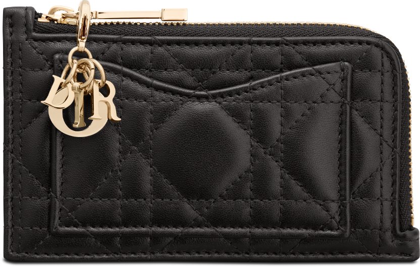 Lady Dior Cosmos Zipped Card Holder aria_woman_viewcode_e01