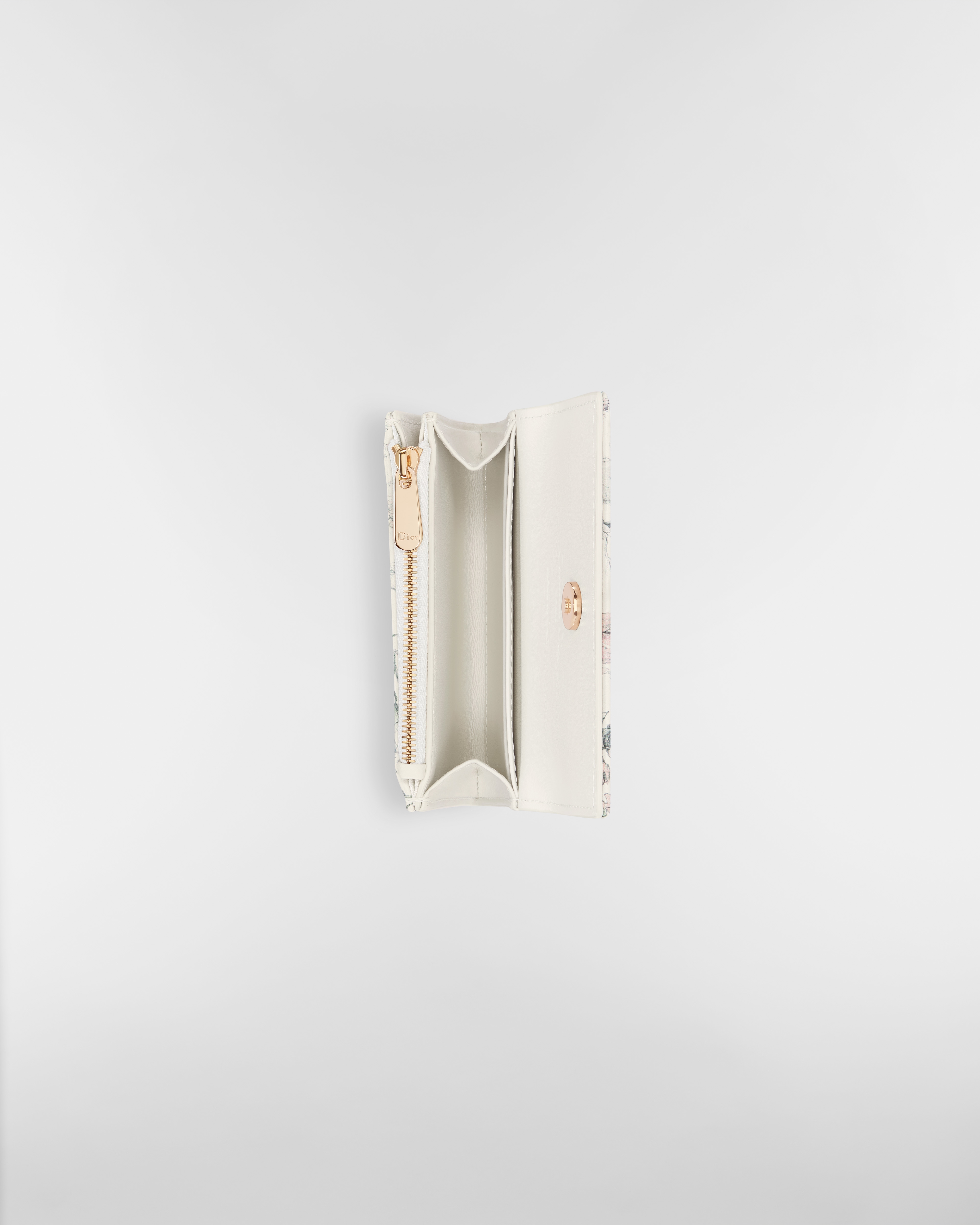 My Dior Glycine Portemonnaie Kalbsleder mit Millefiori Print in Rosa E06