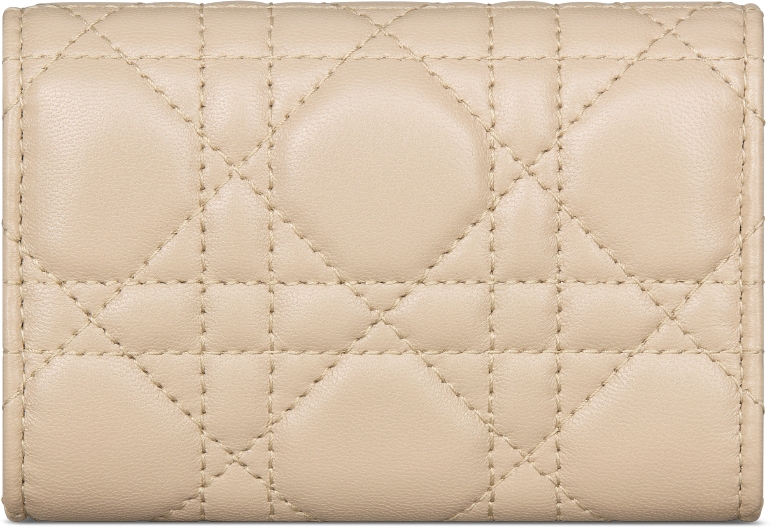 My Dior Glycine Wallet TwoTone Powder Beige and Pale Pink Cannage