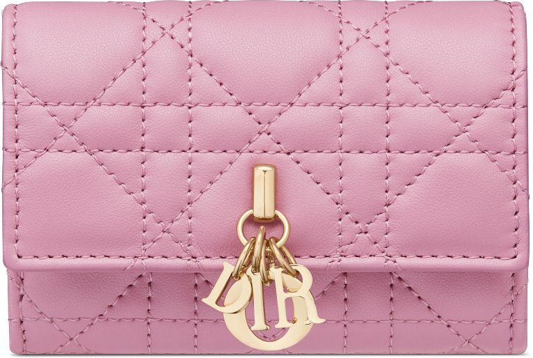 極美品【ディオール】My Dior Glycine ウォレット　カナージュ　財布 | フリマアプリ ラクマ
