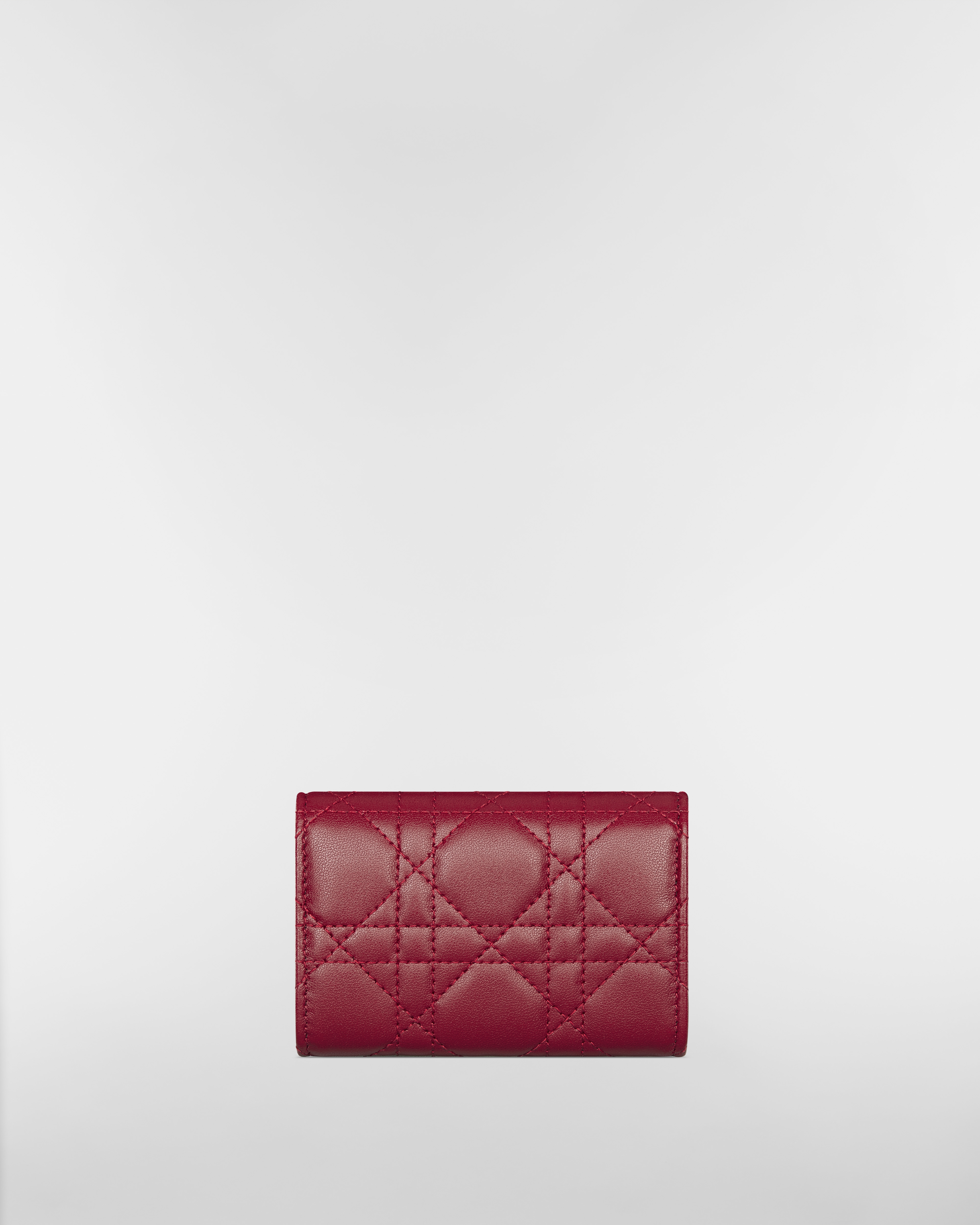 My Dior Glycine Wallet Cherry Red Cannage Lambskin E08