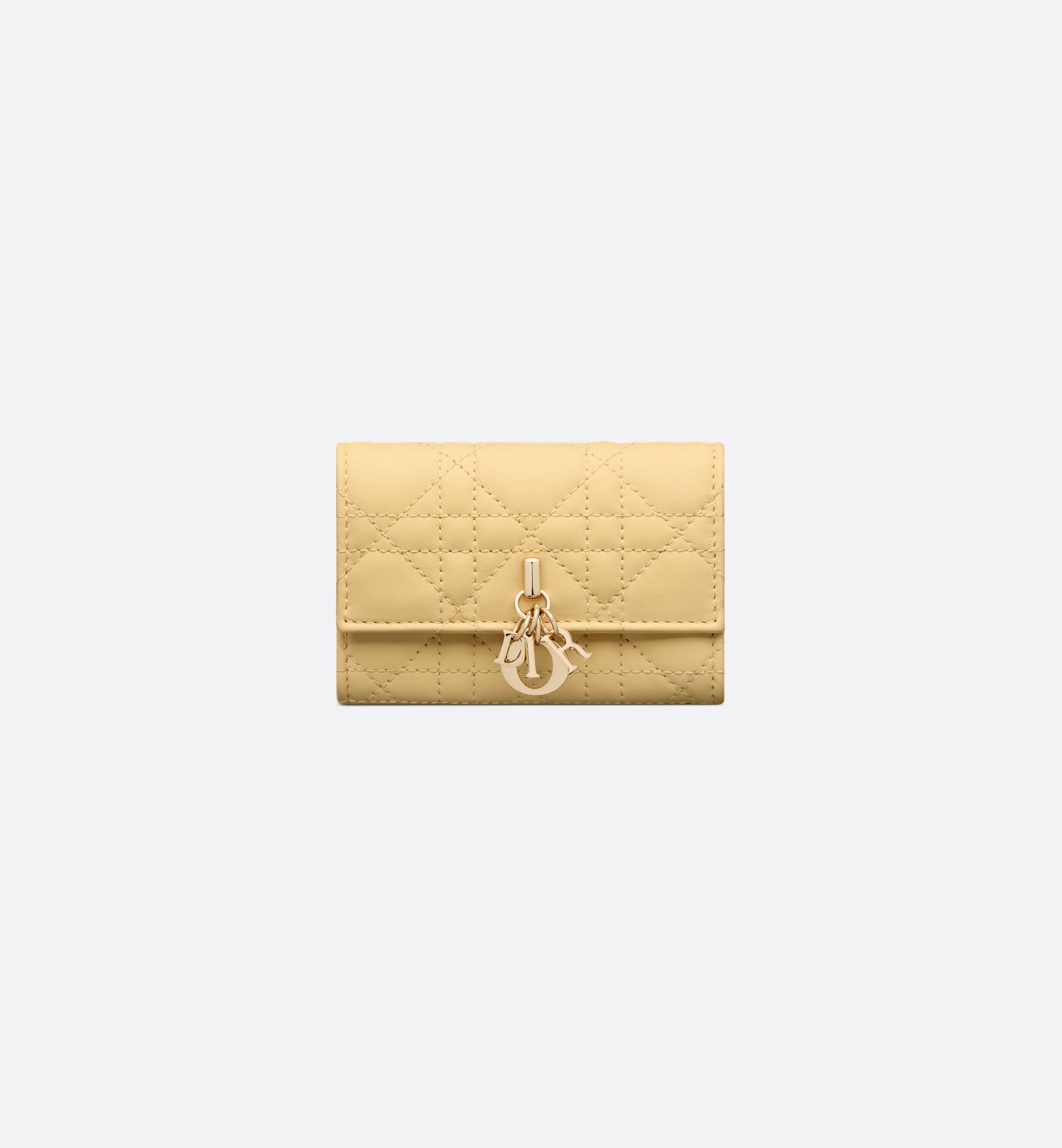My Dior Glycine Wallet Powder Pink Cannage Lambskin | DIOR My Dior Glycine Wallet Powder Pink Cannage Lambskin | DIOR