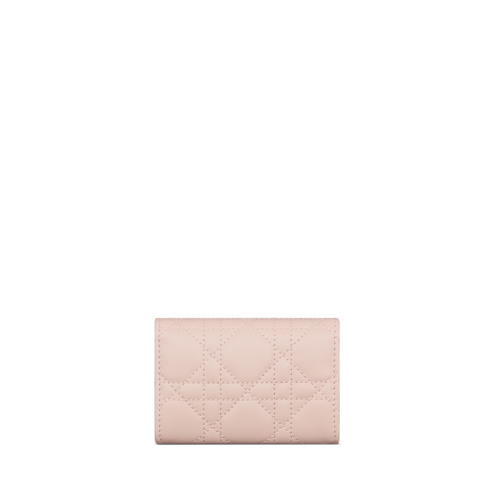 محفظة My Dior Glycine جلد الخروف مع نمط كاناج باللون الزهري الناعم E08