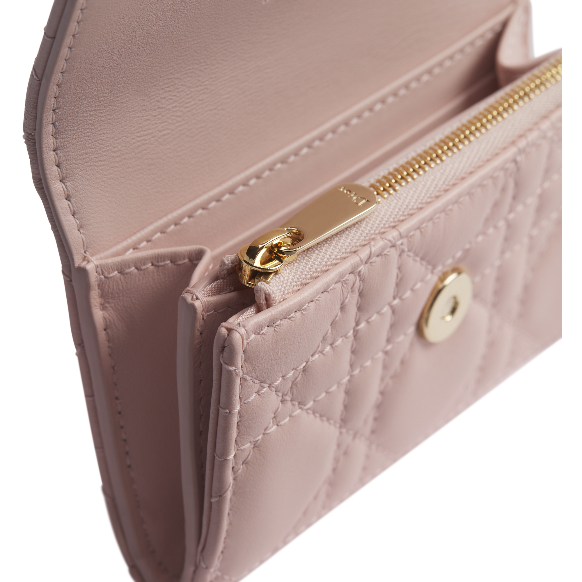 My Dior Glycine Wallet Powder Pink Cannage Lambskin E09
