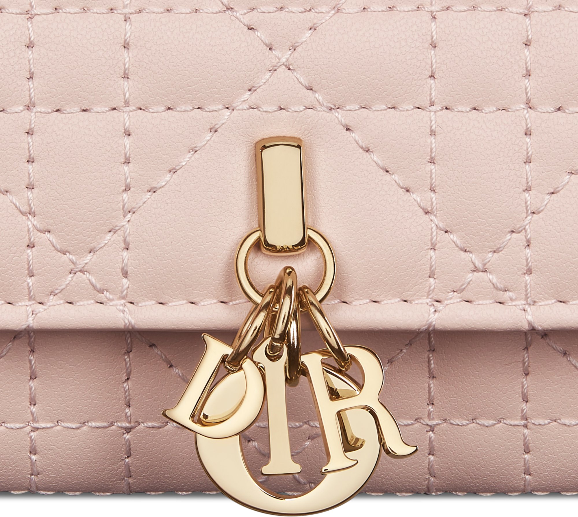 My Dior Glycine Wallet Powder Pink Cannage Lambskin | DIOR