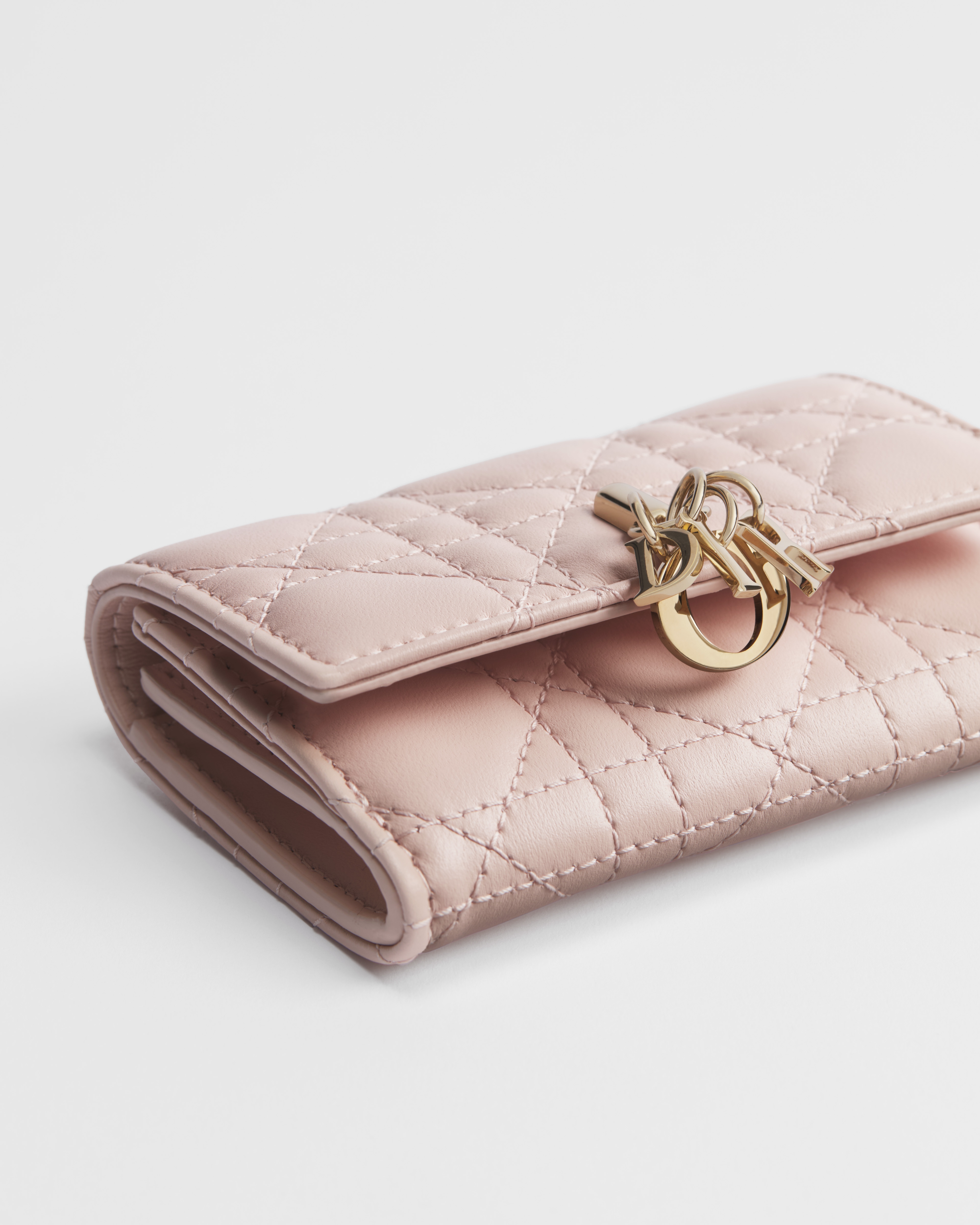 My Dior Glycine Wallet Powder Pink Cannage Lambskin E11