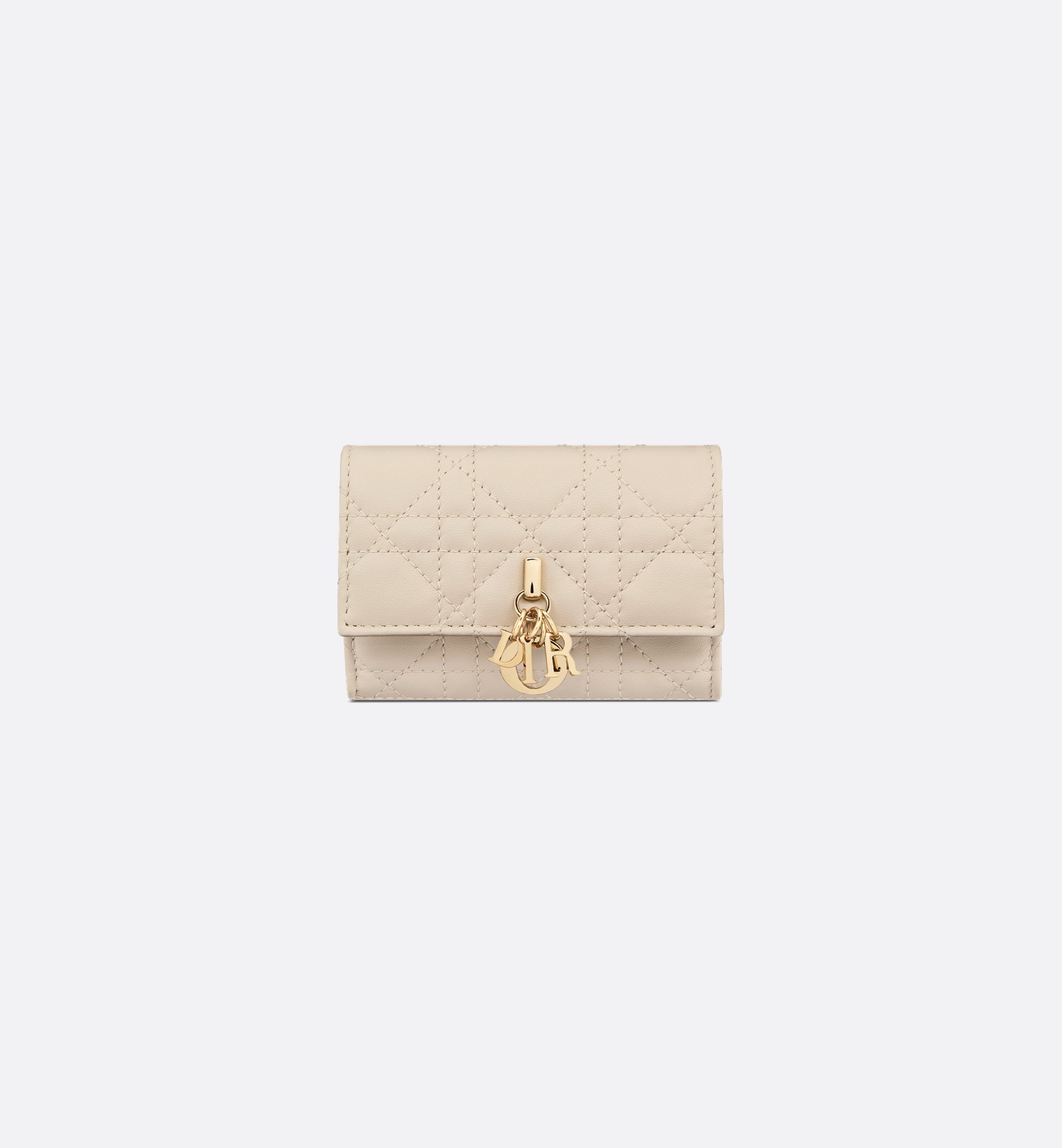 My Dior Glycine Wallet Powder Pink Cannage Lambskin | DIOR My Dior Glycine Wallet Powder Pink Cannage Lambskin | DIOR