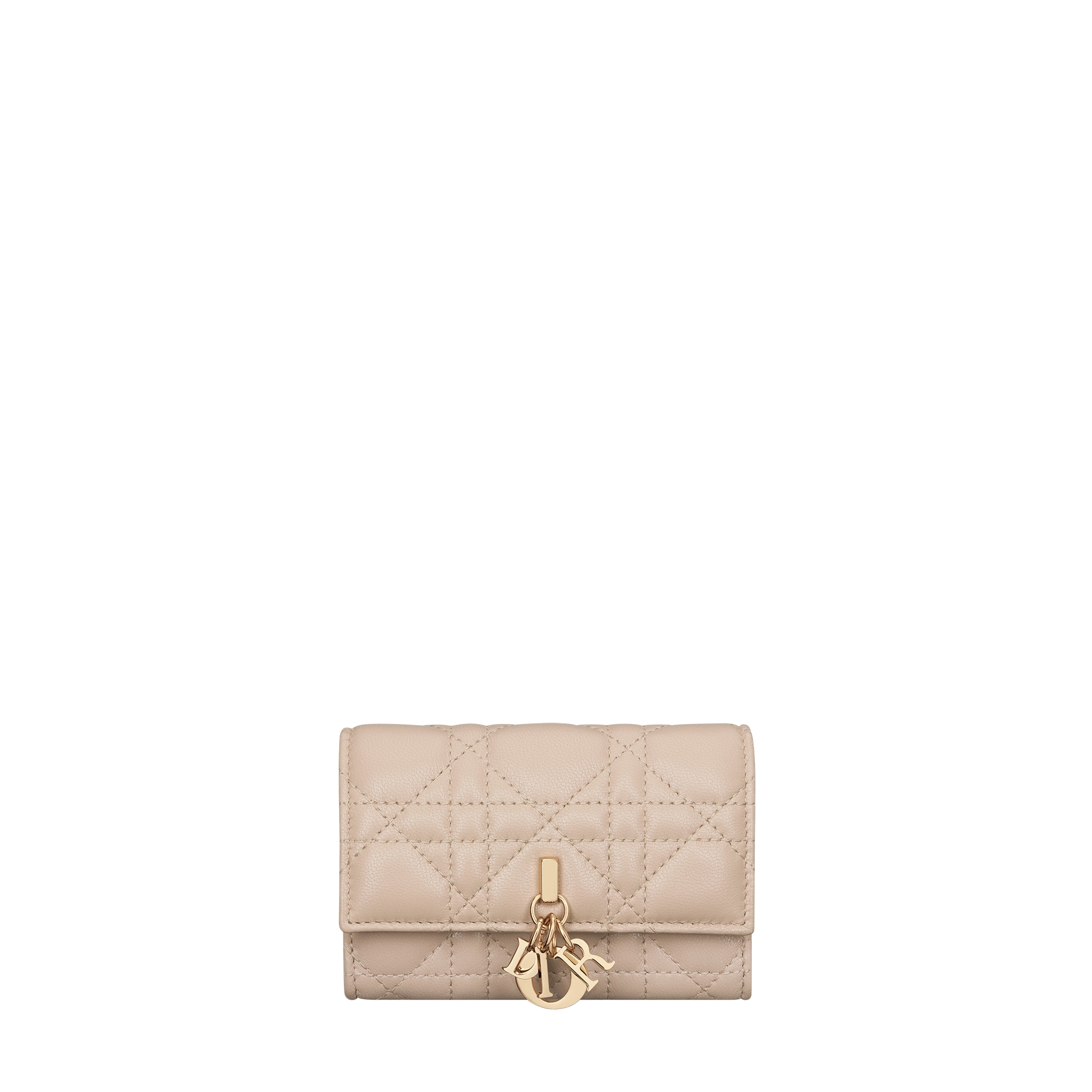  Powder Beige Cannage Lambskin