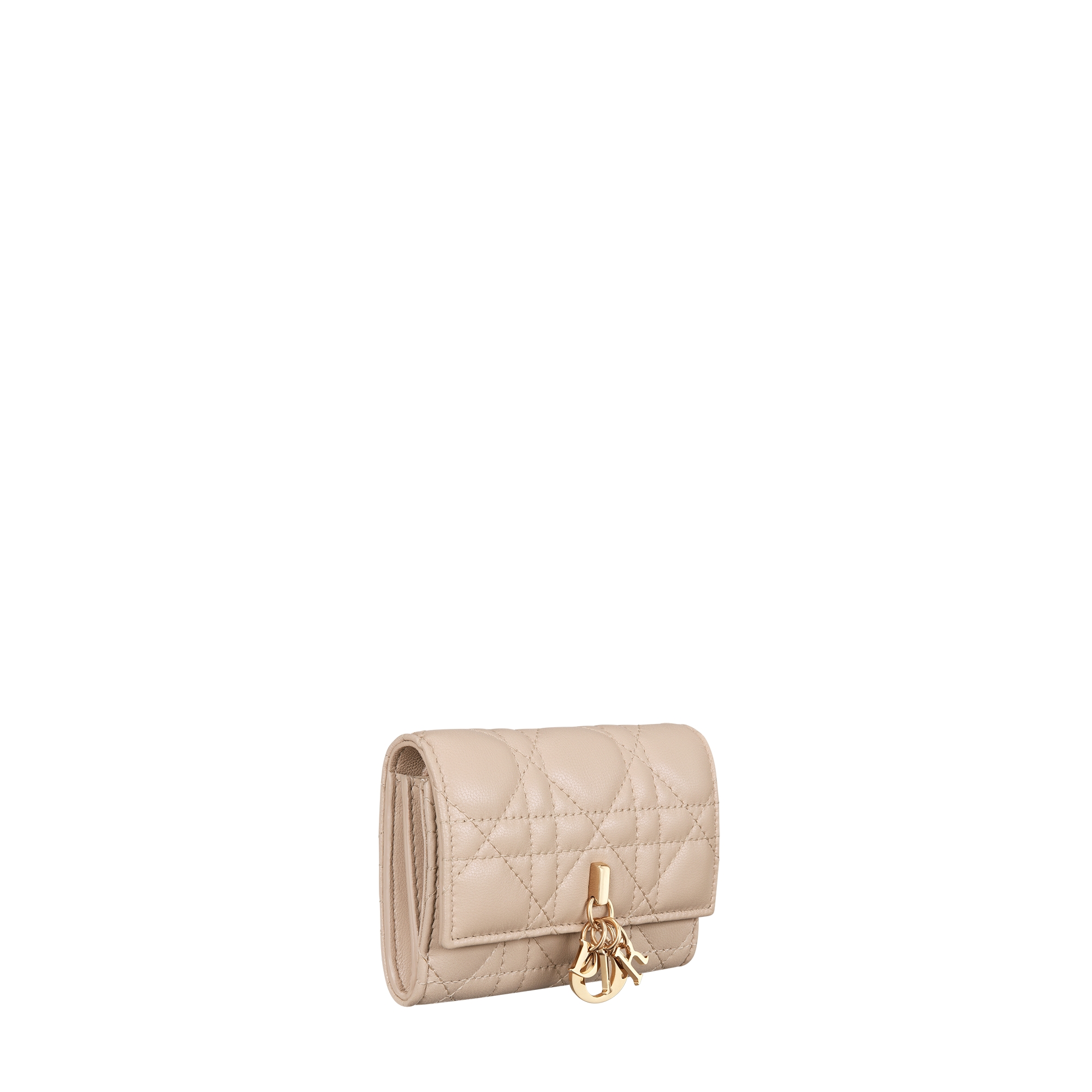 My Dior Glycine Wallet Powder Beige Cannage Lambskin E03