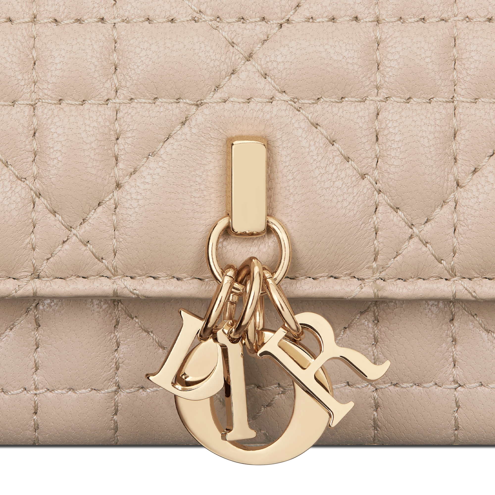 My Dior Glycine Wallet Powder Beige Cannage Lambskin E09