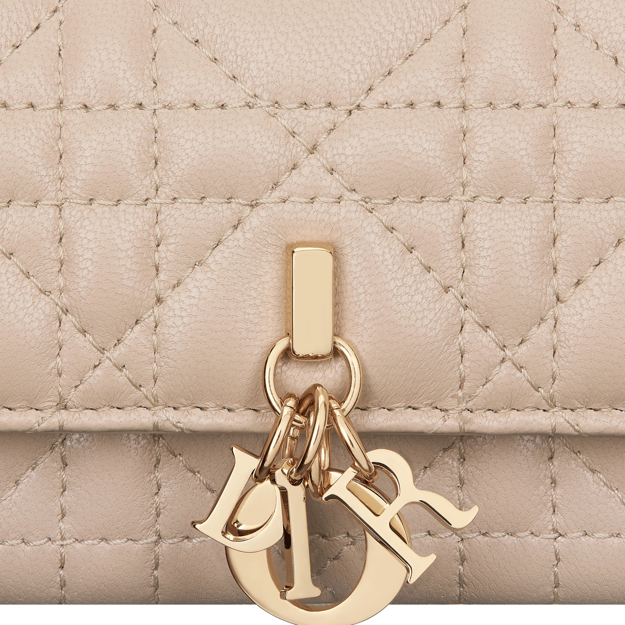 My Dior Glycine Wallet Powder Beige Cannage Lambskin E09