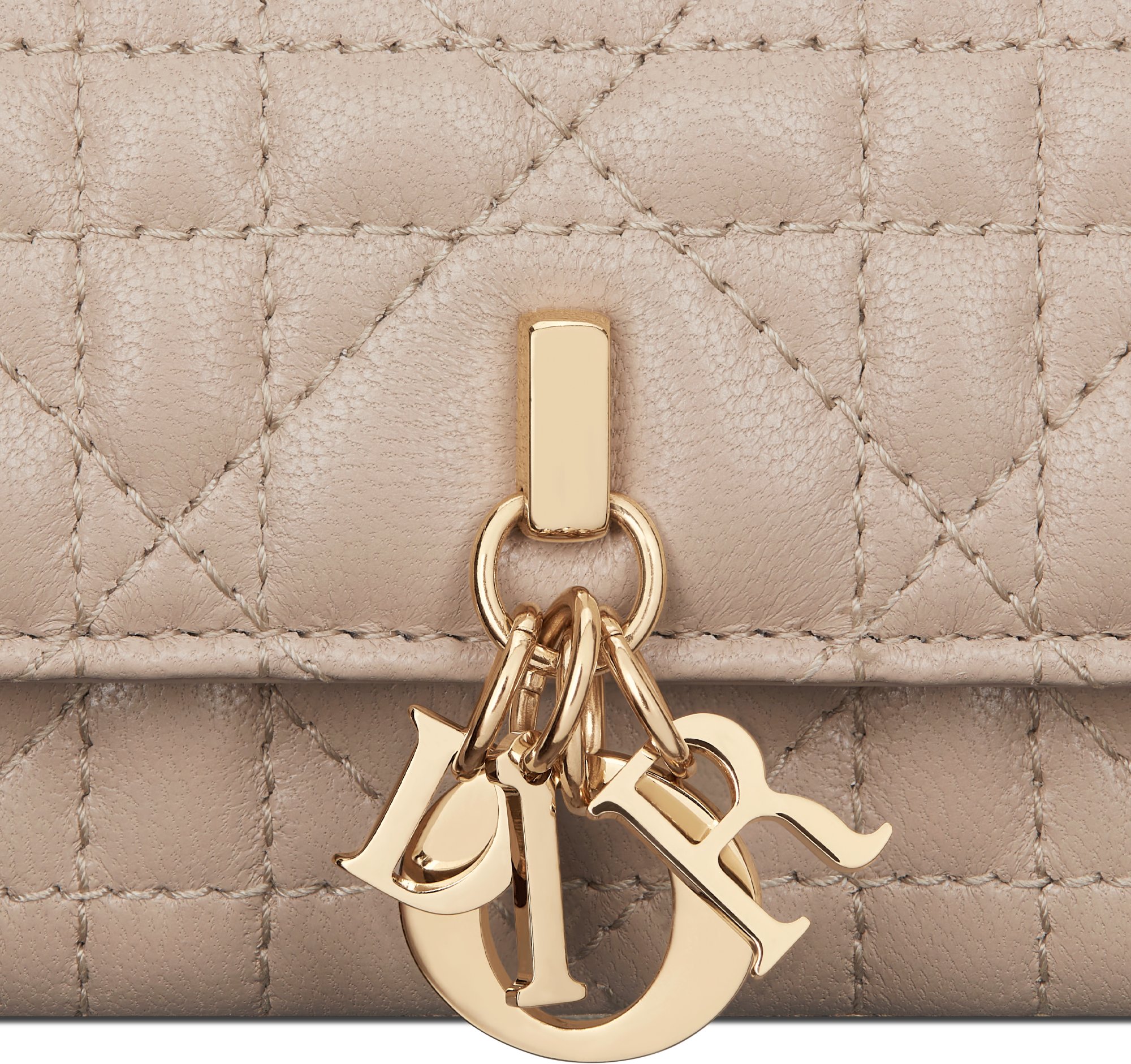 My Dior Glycine Wallet Powder Pink Cannage Lambskin | DIOR
