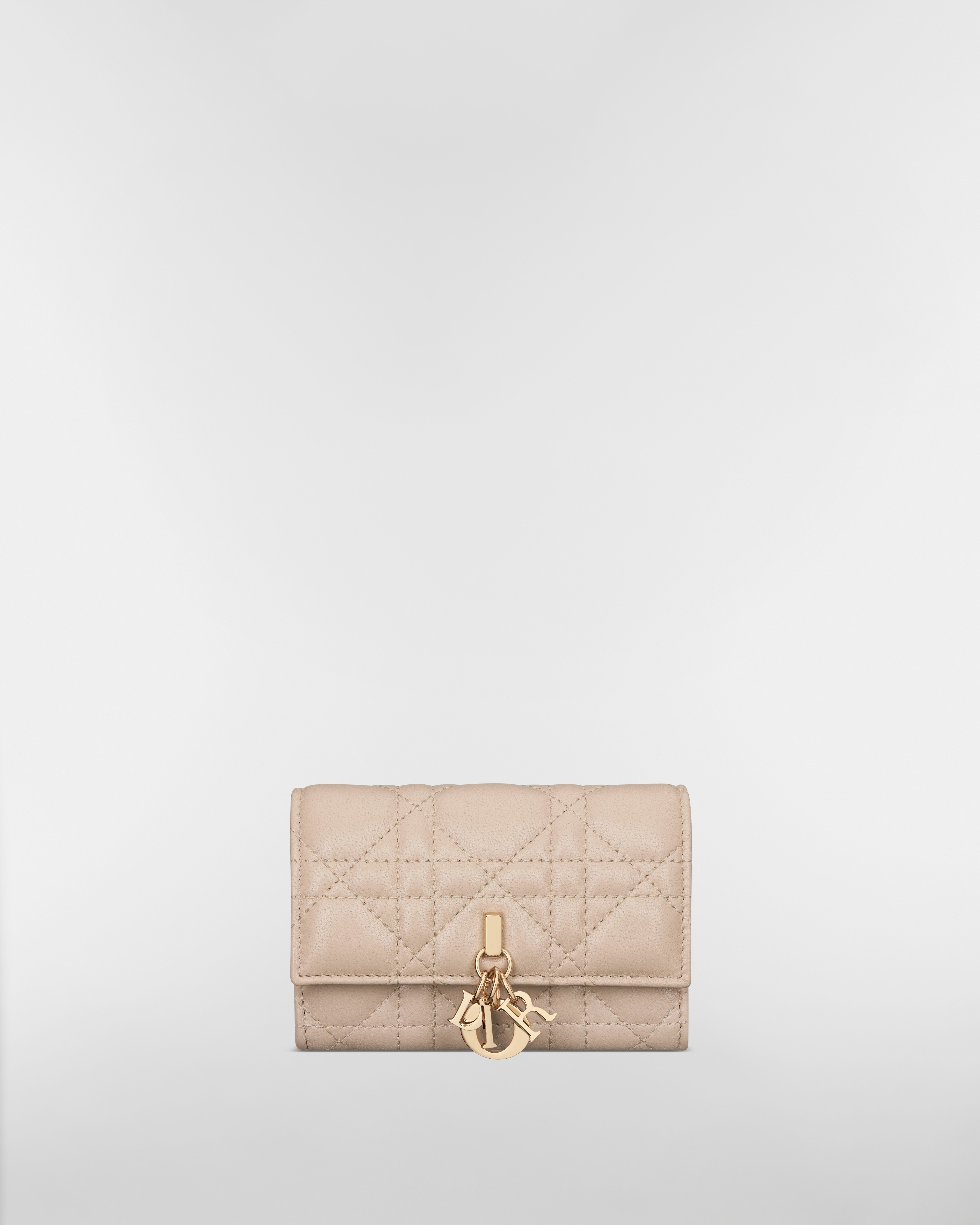 My Dior Glycine Wallet Powder Beige Cannage Lambskin E01