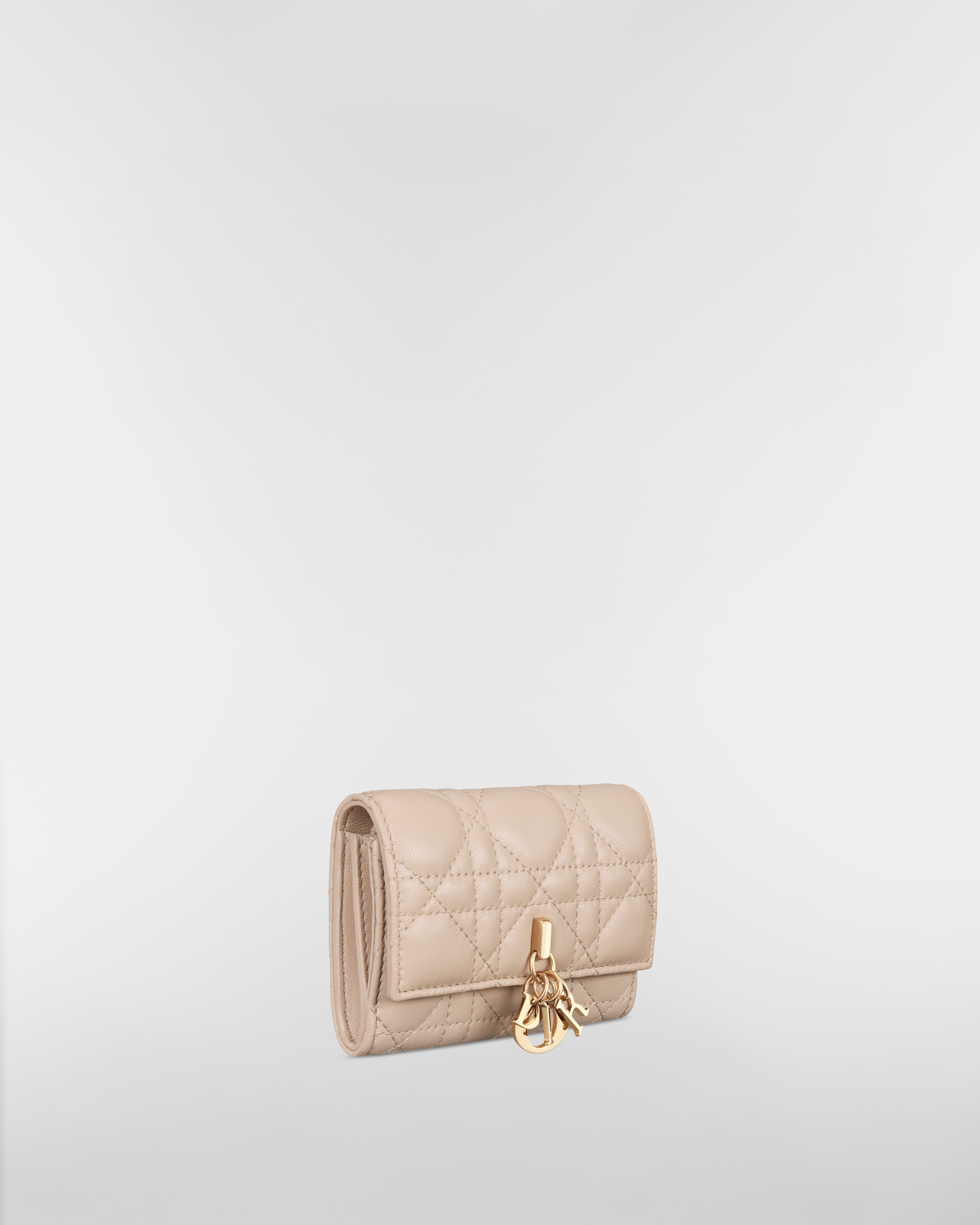 My Dior Glycine Wallet Powder Beige Cannage Lambskin E03