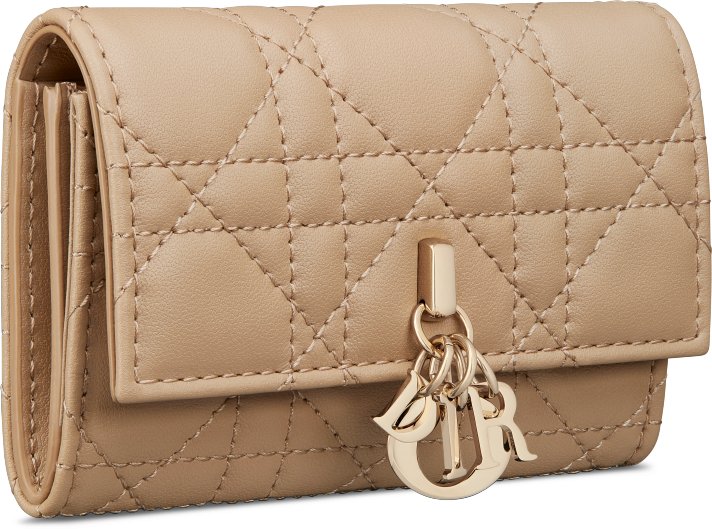 Lady dior calfskin wallet discount