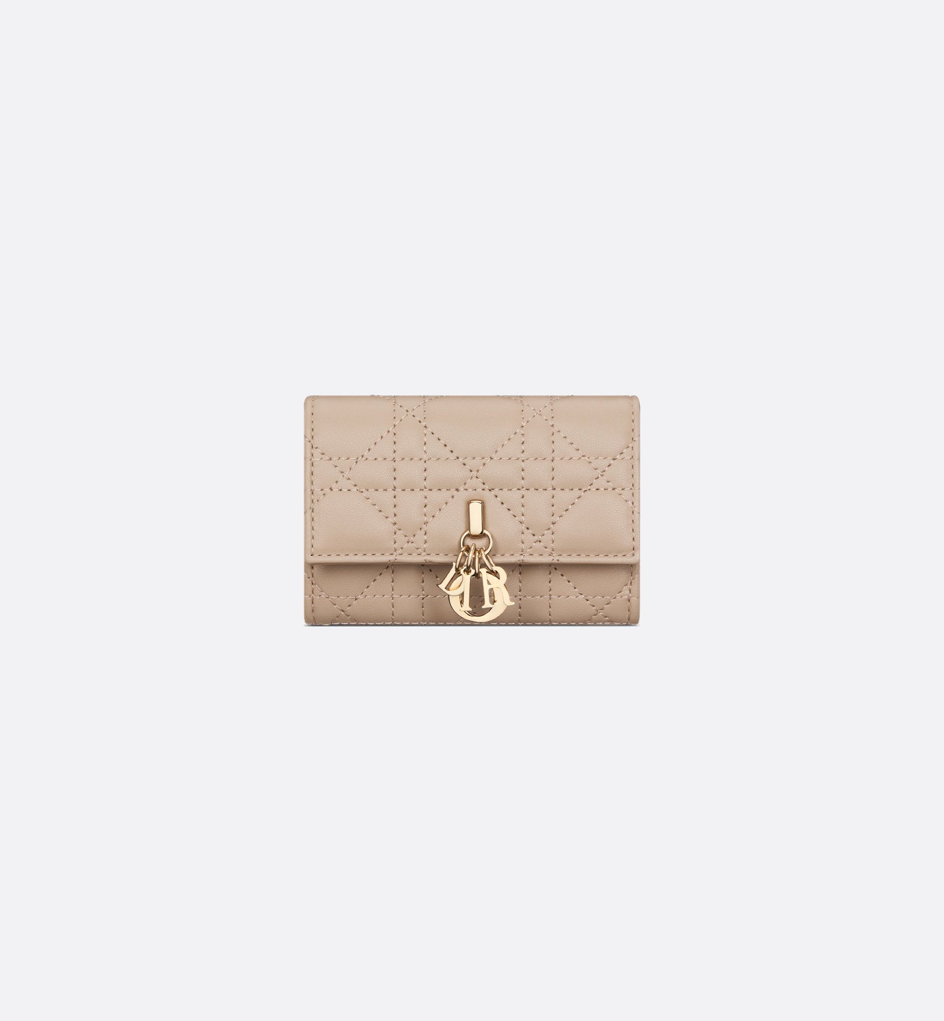 My Dior Glycine Wallet Powder Pink Cannage Lambskin | DIOR My Dior Glycine Wallet Powder Pink Cannage Lambskin | DIOR