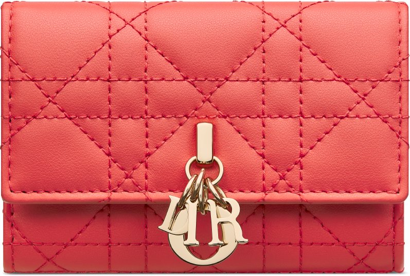 Dior red wallet clearance