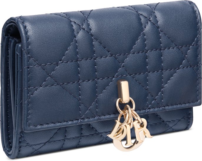 My Dior Glycine Wallet Three quarter closed view