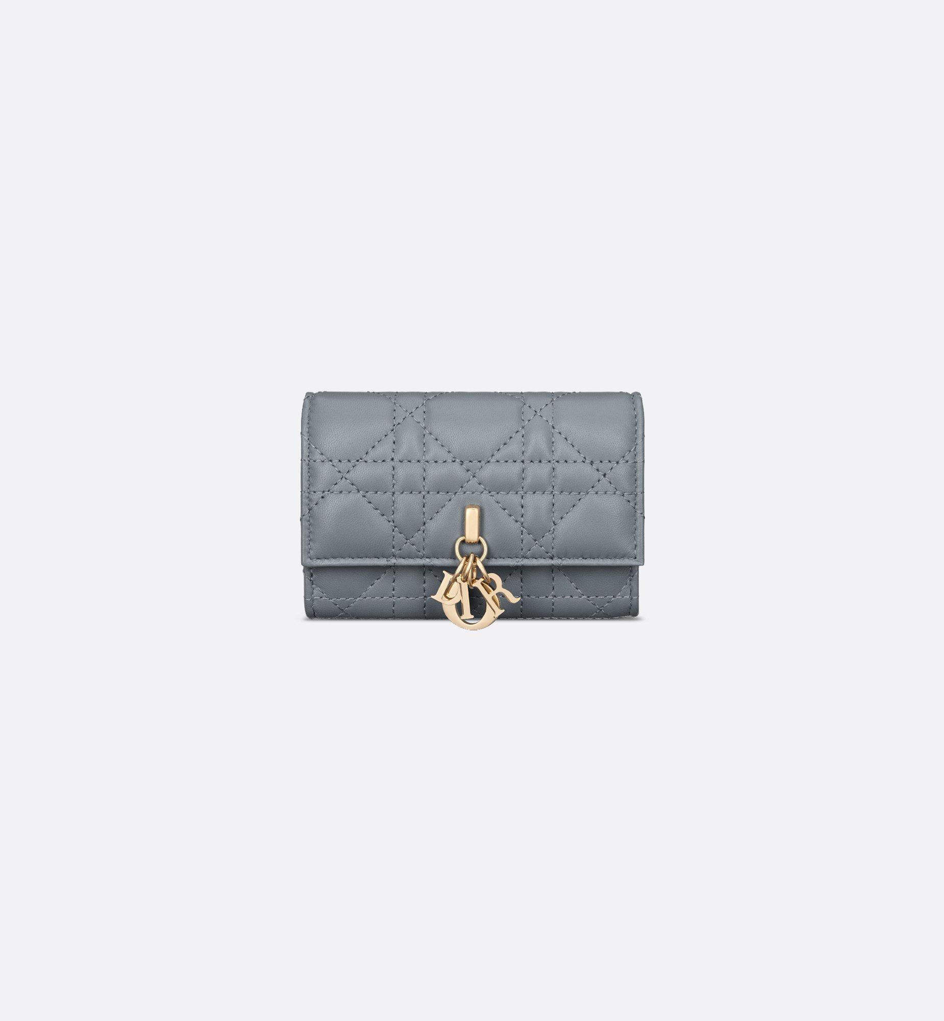 My Dior Glycine Wallet Black Cannage Lambskin | DIOR My Dior Glycine Wallet Black Cannage Lambskin | DIOR
