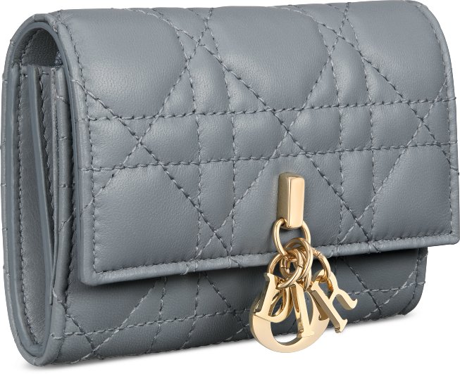 My Dior Glycine Wallet Three quarter closed view