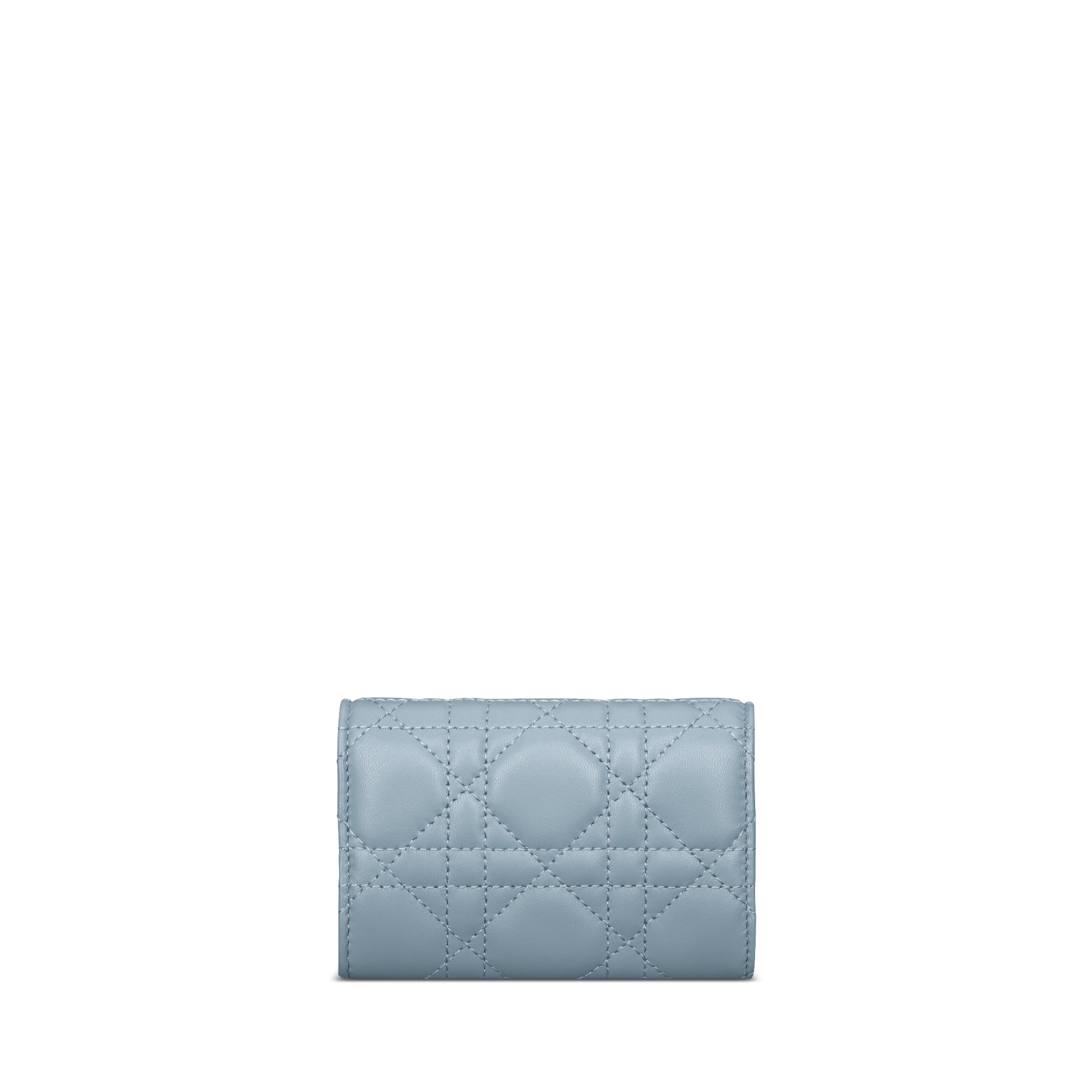 My Dior Glycine Wallet Cloud Blue Cannage Lambskin E08