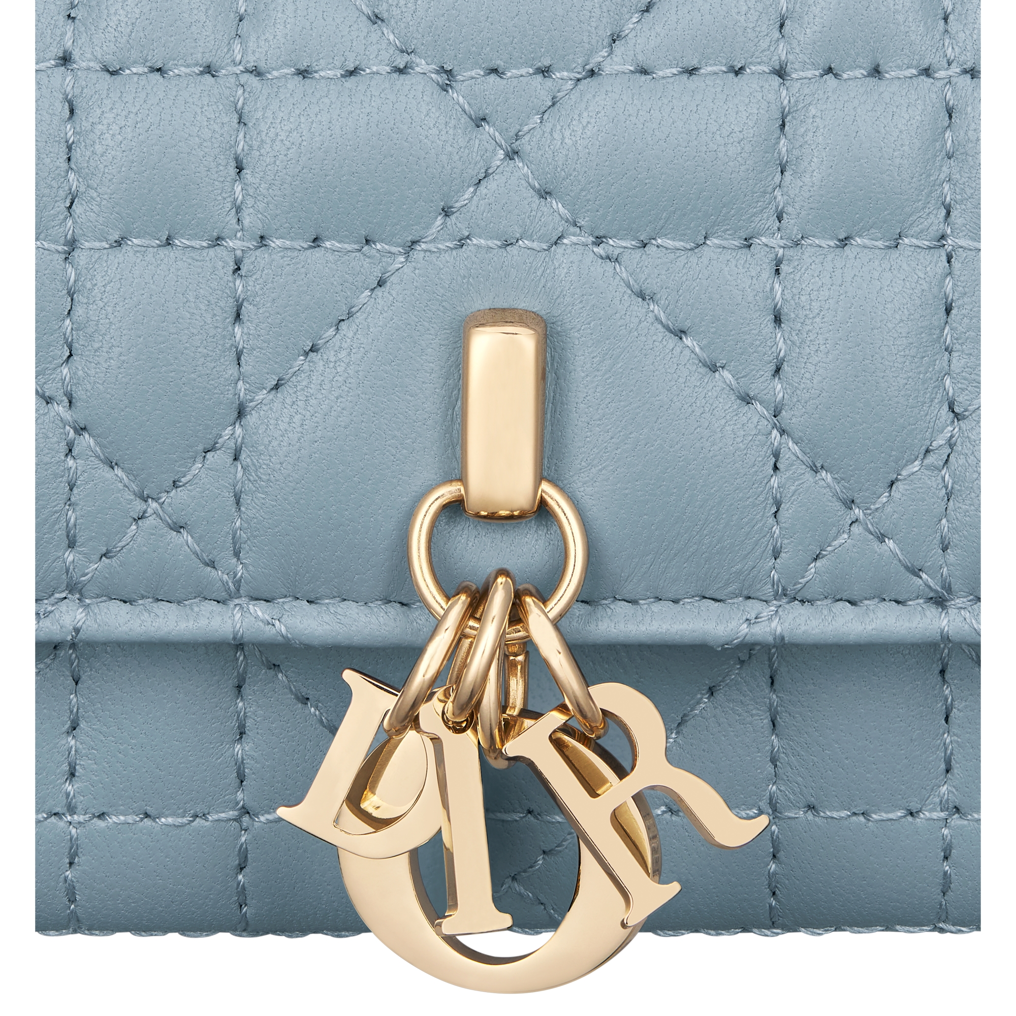 My Dior Glycine Wallet Cloud Blue Cannage Lambskin E09