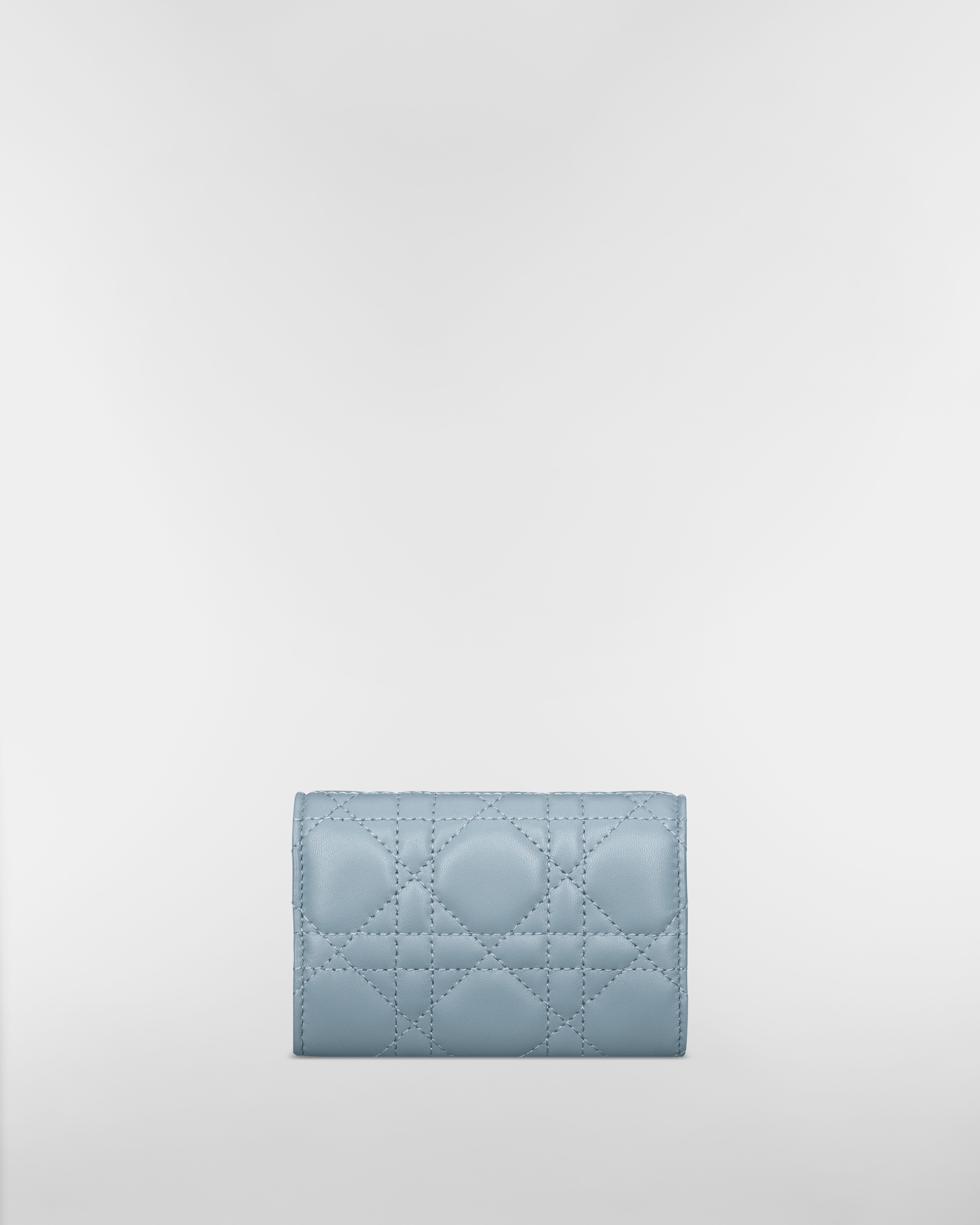 My Dior Glycine 지갑 클라우드 블루 까나쥬 양가죽 E08