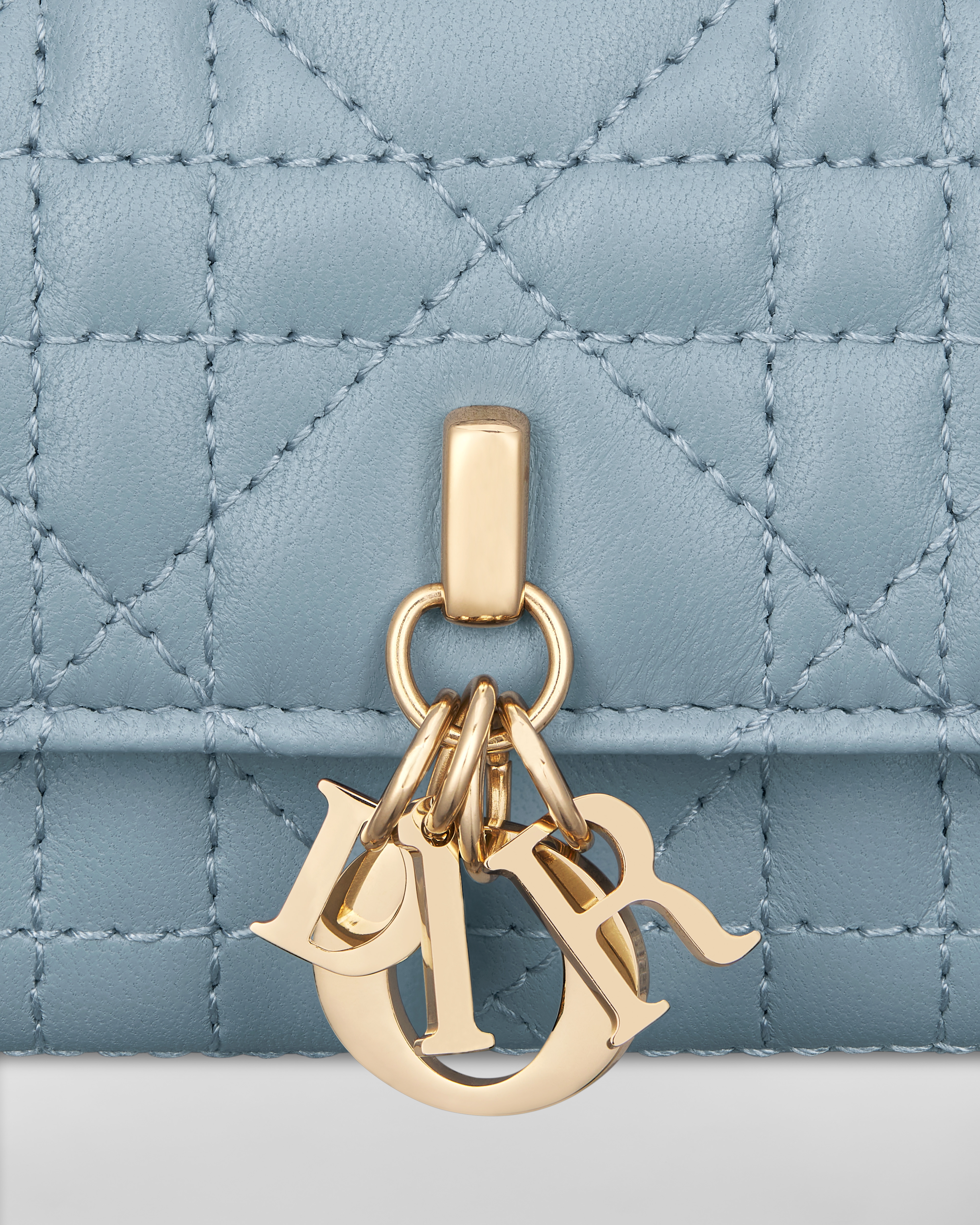 My Dior Glycine 지갑 클라우드 블루 까나쥬 양가죽 E09