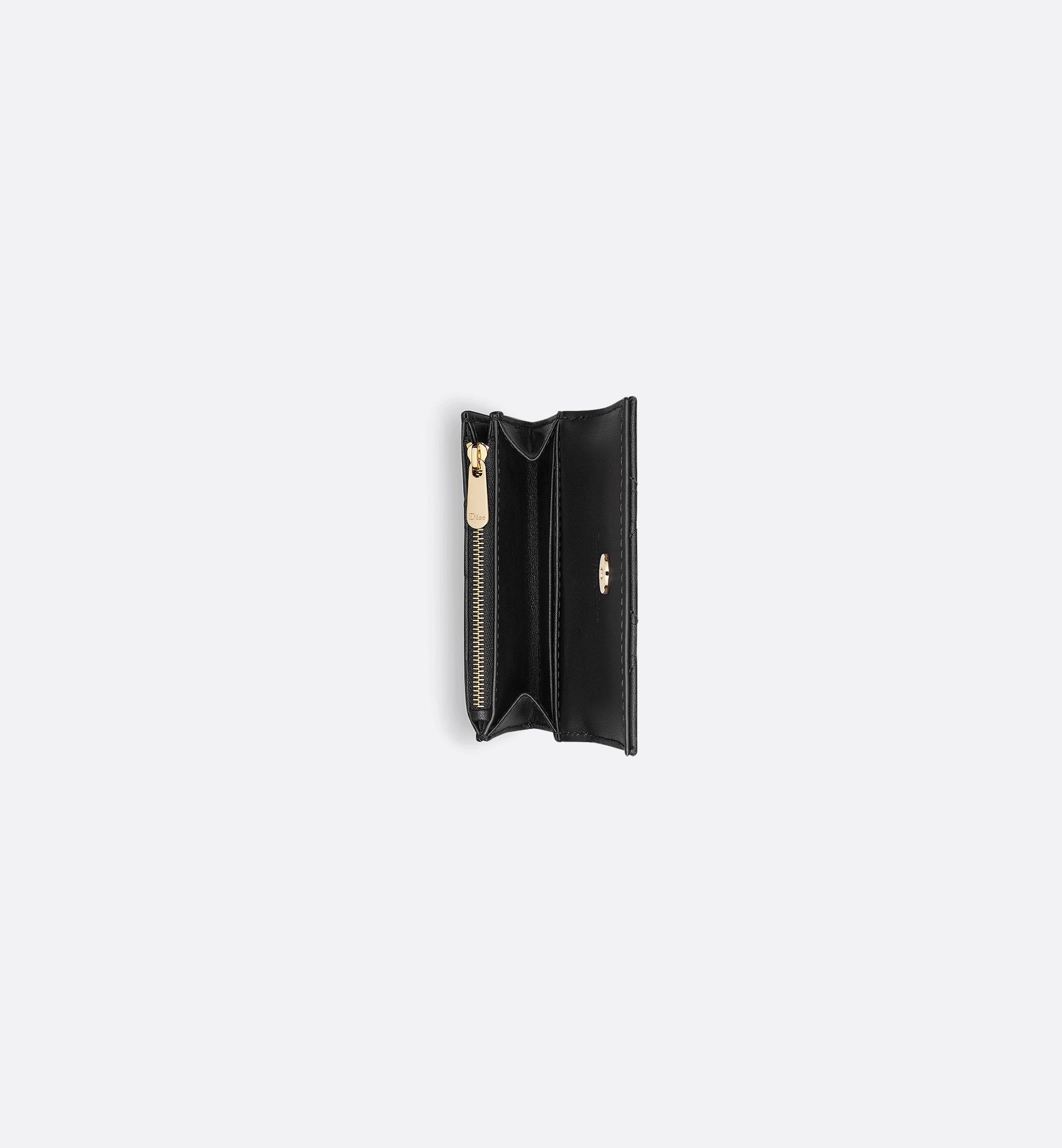 My Dior Glycine Wallet Black Cannage Lambskin | DIOR My Dior Glycine Wallet Black Cannage Lambskin | DIOR