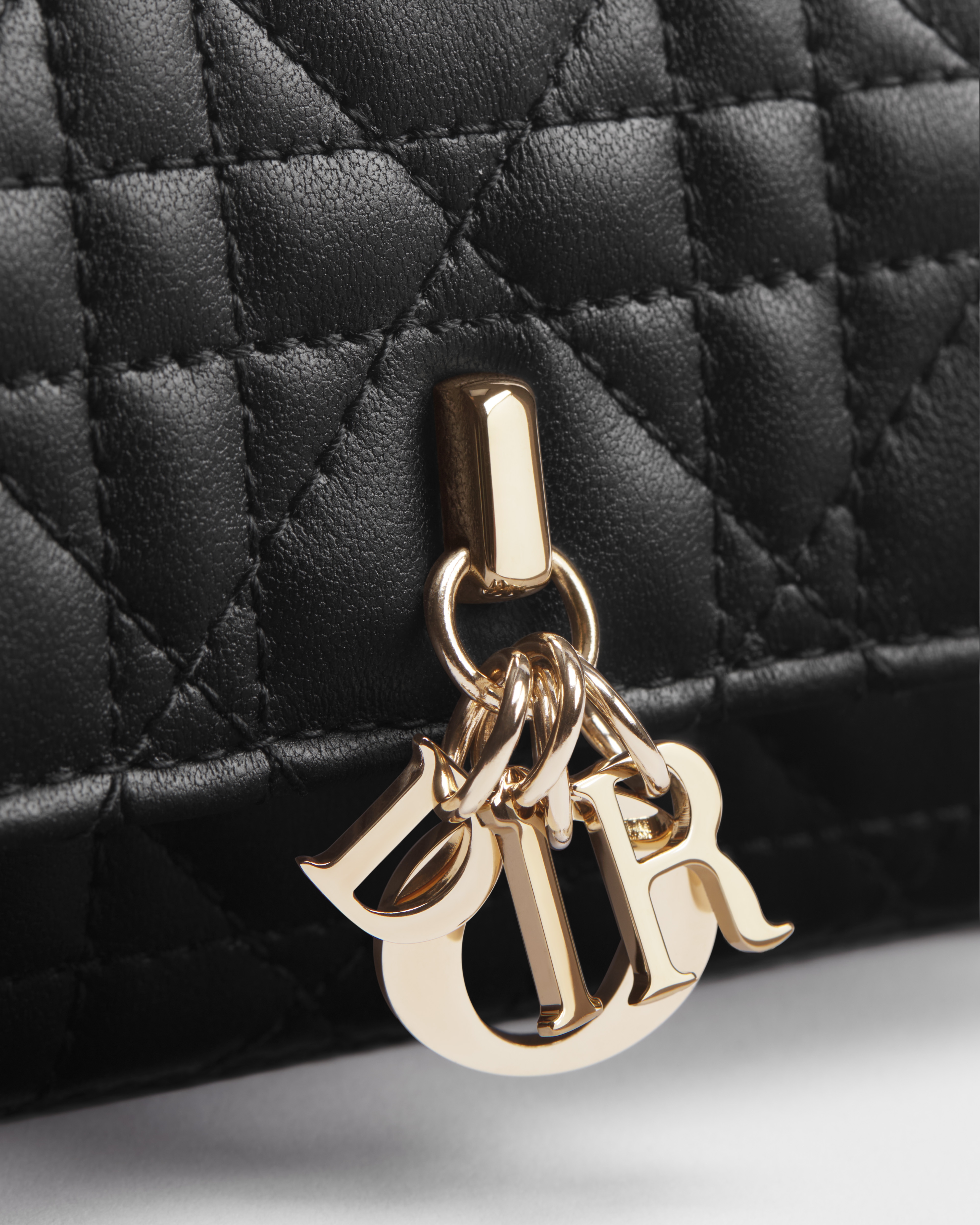 My Dior Glycine Wallet Black Cannage Lambskin E10