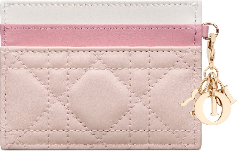 Lady Dior Freesia Card Holder Back view