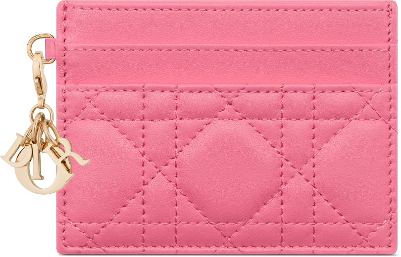 Lady dior card holder with flap price shop
